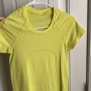 yellow Women's Athletic Top